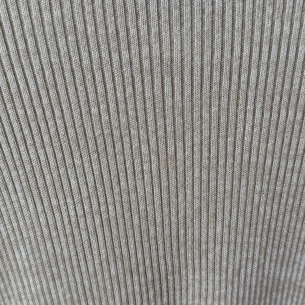 Vintage 90s Ribbed Mock Neck Sweater Sag Harbor Beige - Picture 12 of 12